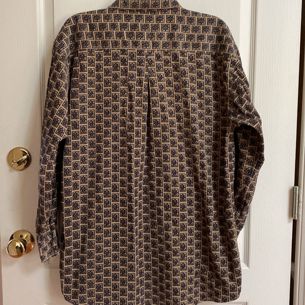 Long Sleeve Button Down Pattern Shirt - image 5